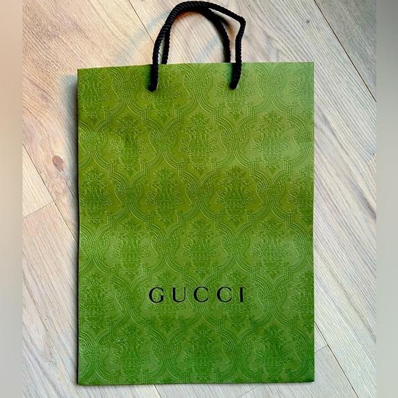 Excellent condition green Gucci shopping bag - Picture 2 of 4